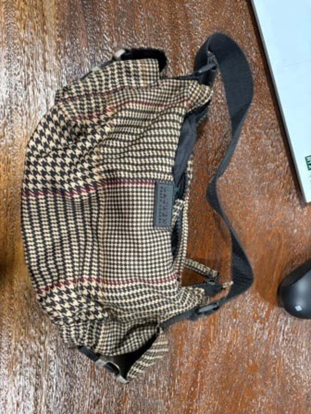 Lauren Ralph Lauren Houndstooth Duffel Bag Fanny Pack Set Travel bags - Picture 3 of 7